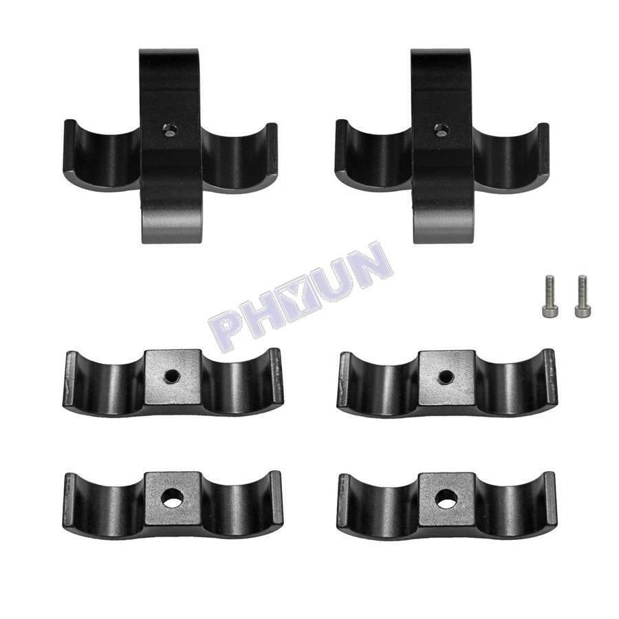 8 PCS Braided Hose Separator Clamp for Fuel Oil Lines
