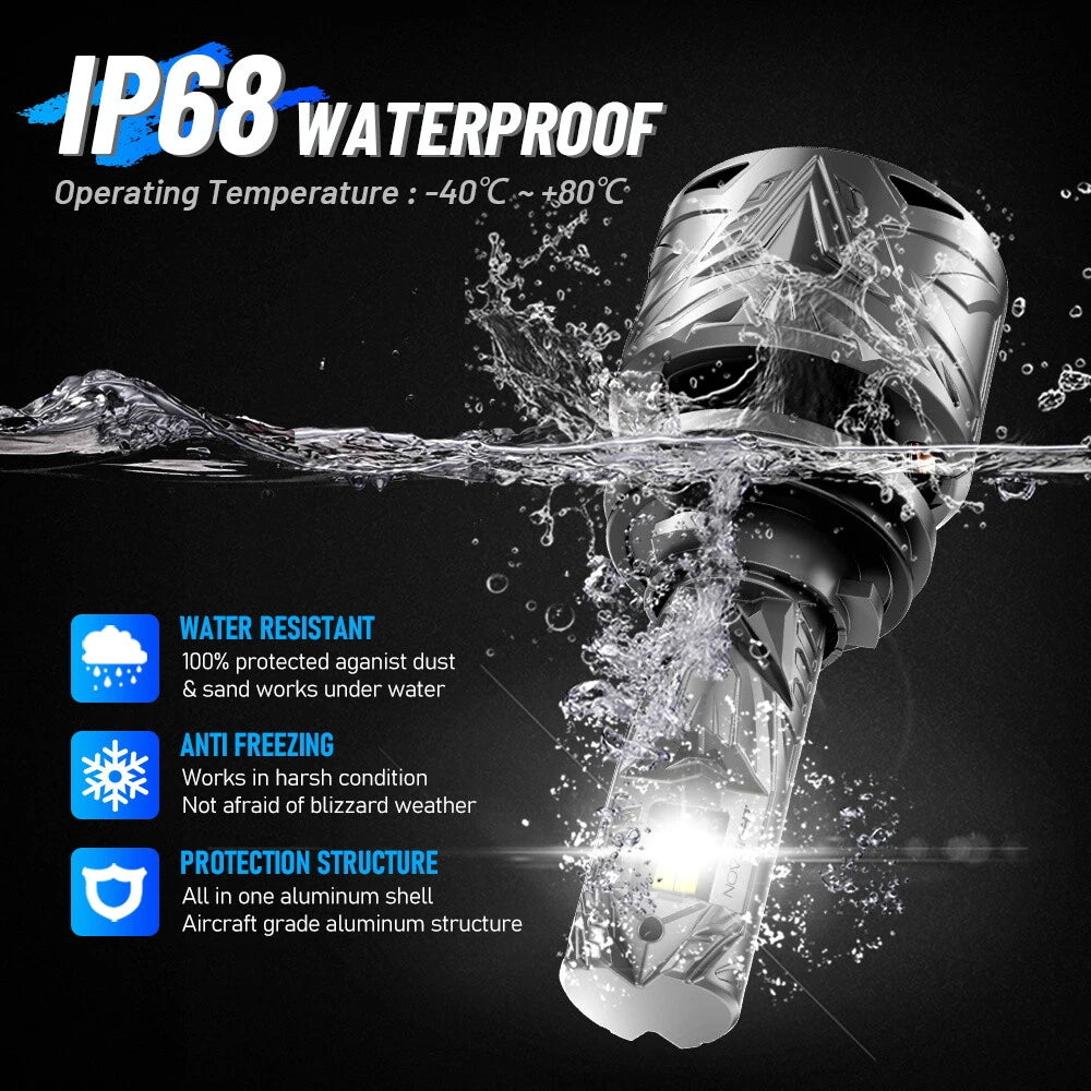 2X H11 H8 H9 LED Headlight Bulbs for