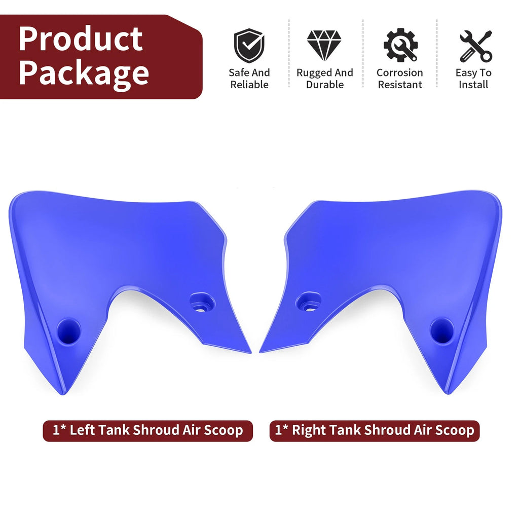 Left & Right Tank Shroud Air Scoop for Yamaha TTR90 (2000–2007)