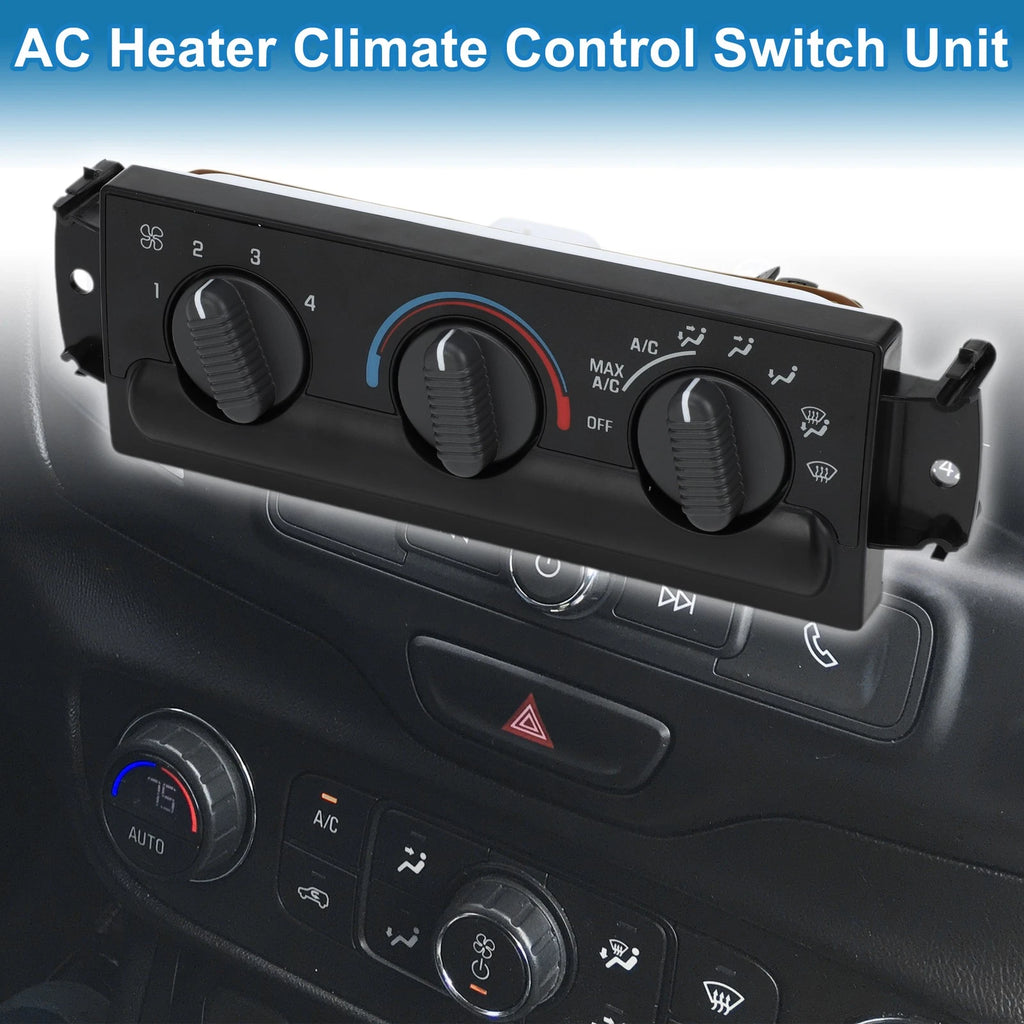 HVAC A C Heater Climate Control Panel for Chevrolet Blazer GMC (1998–2004)