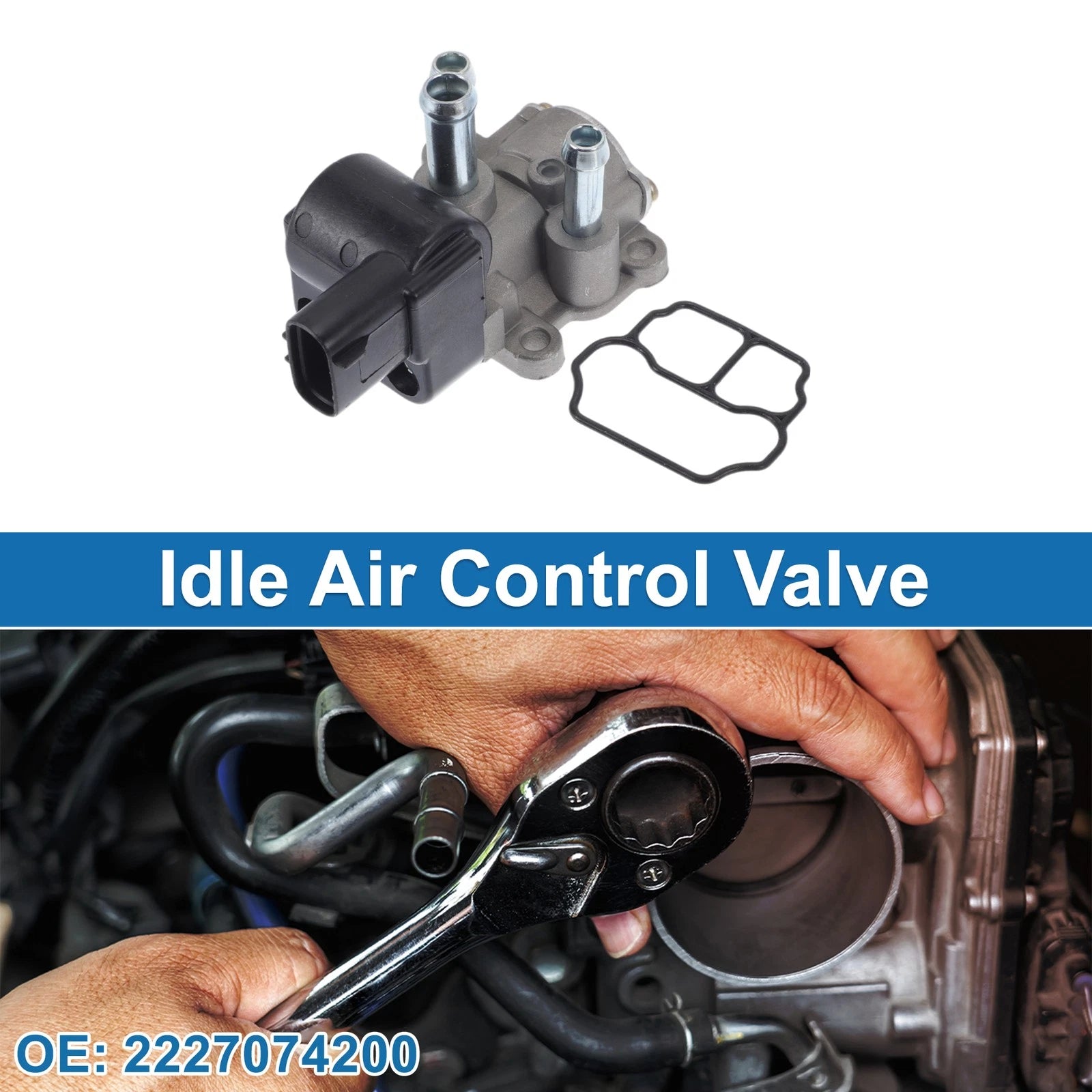 Idle Air Control Valve Replacement for Toyota RAV4 (1998–2000) IACV Motor