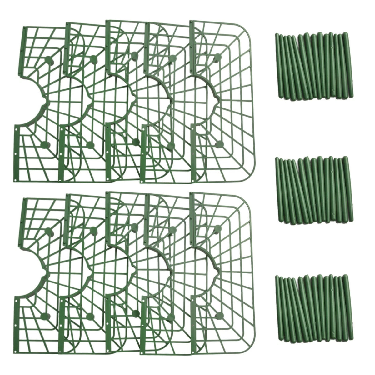 Set of 5 Strawberry Supports for Planting with 4 Sturdy Feet