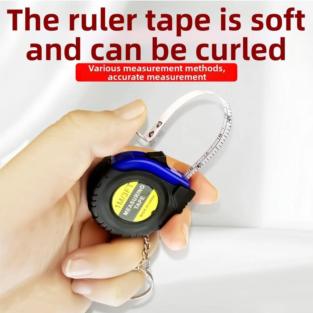 Measuring Gadget Keychain Tape for Auto Use (1M 3FT)