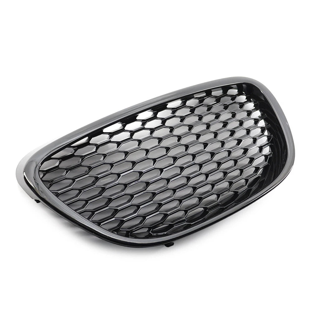 Front Bumper Grille for SEAT Leon MK2 1P1 (2006–2009) Black ABS