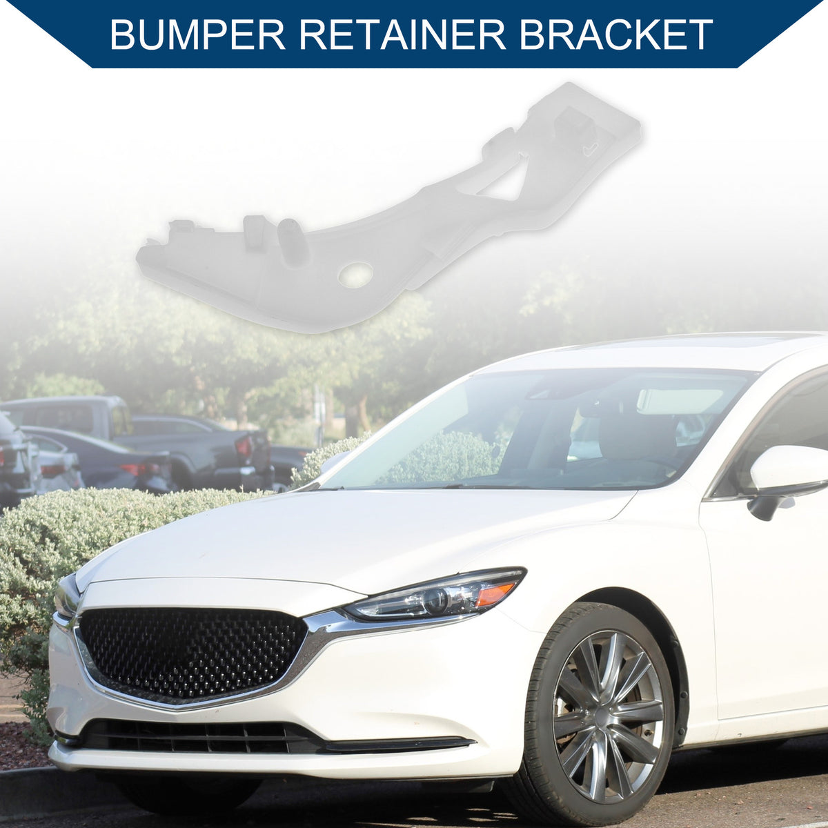 Right Front Bumper Support Bracket Replacement for Mazda 6 (2003–2008)