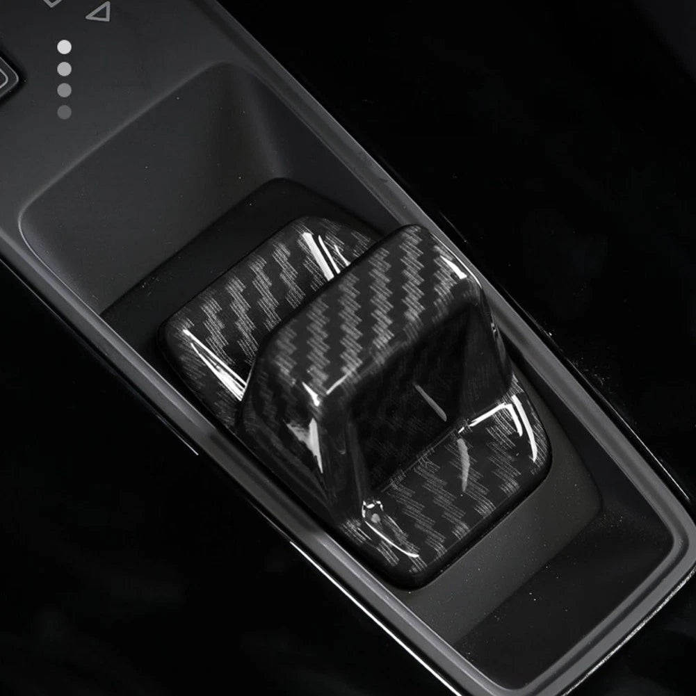 Carbon Fiber Gear Shift Head Cover for Compatible Models (2021–2024)