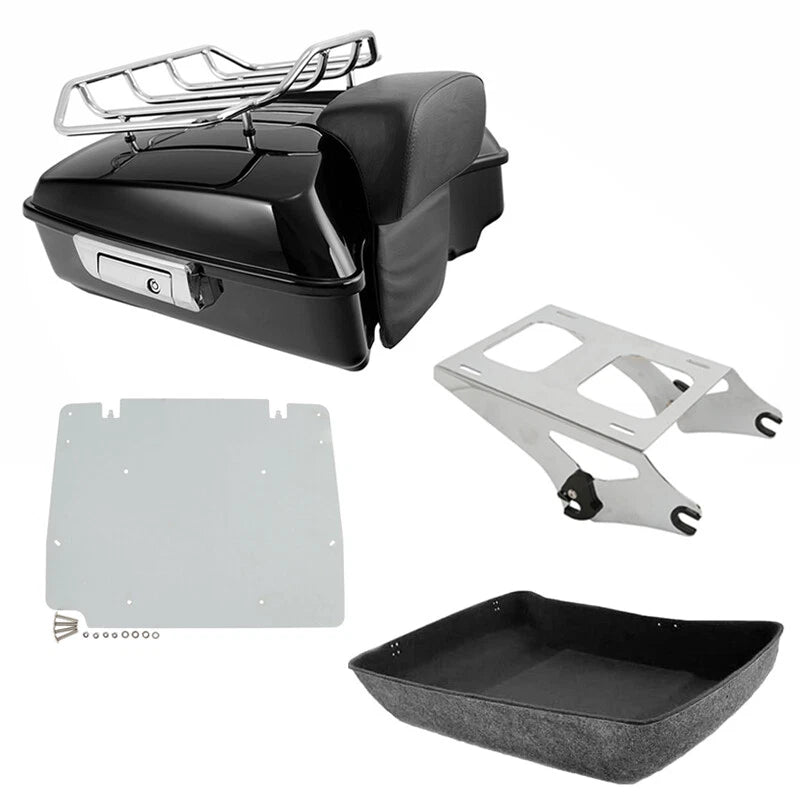 Chopped Trunk Mount Rack Base Plate for Harley Electra Glide (2014–2026)