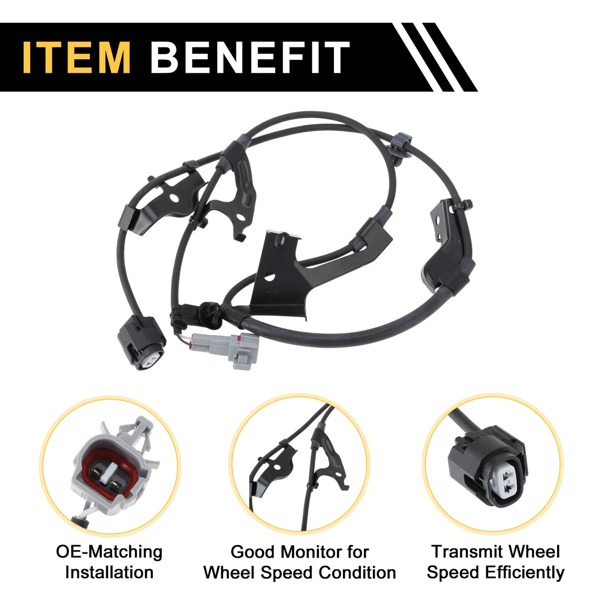 ABS Wheel Speed Sensor No. 895160G010 for Toyota 4Runner (2010–2023)