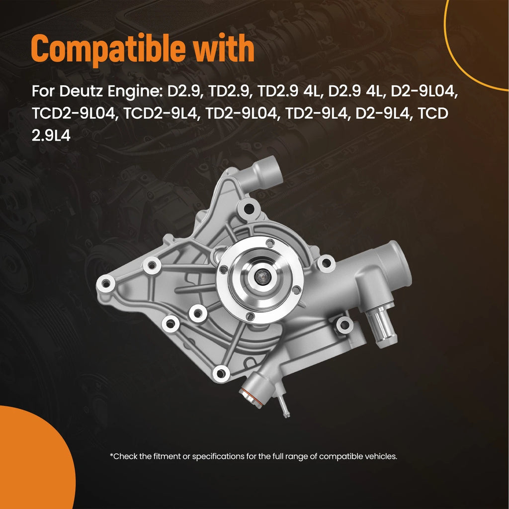 Cooling Pump for Deutz TCD2-9L04 (04137490, 04138560)