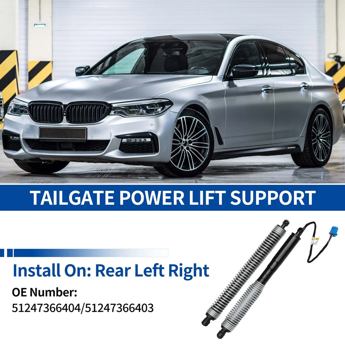 Rear Tailgate Power Lift Support Pair for BMW 530e 530i 540i G30 (2017–2023)