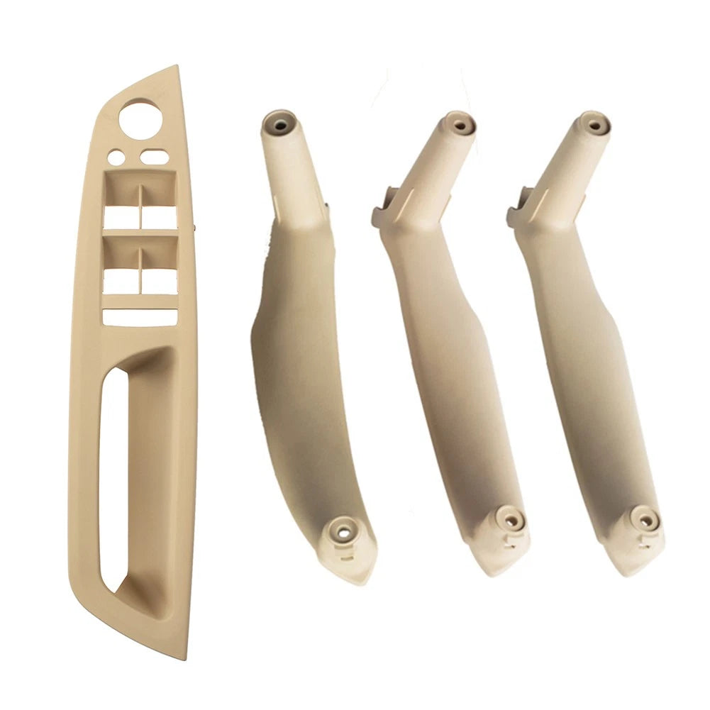 Set of 4 Inner Door Pull Handle Trim Covers for BMW X5 E70 X6 E71 E72 Beige RHD
