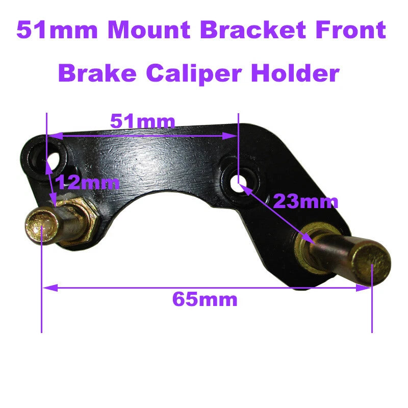 51mm Mount Bracket Front Brake Caliper Holder for Chinese Pit Dirt Bike