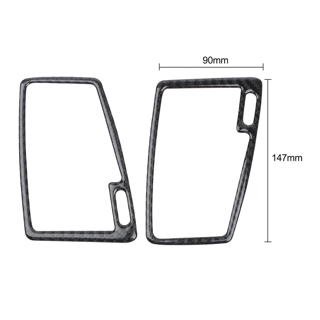 2pcs Silver Console Air Vent Trim Kit for Volvo XC90 (2003–2014)