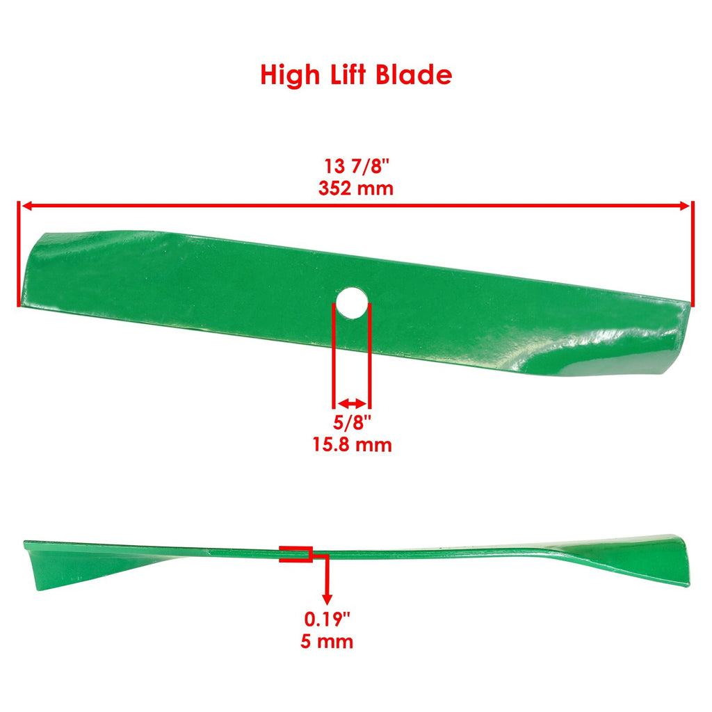 High Lift Blade 40 Inch Deck for Ariens Gravely (13-7/8 x 5/8) (2000–2000)