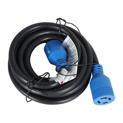 15 Foot 30A Generator Cord L14-30P to L14-30R