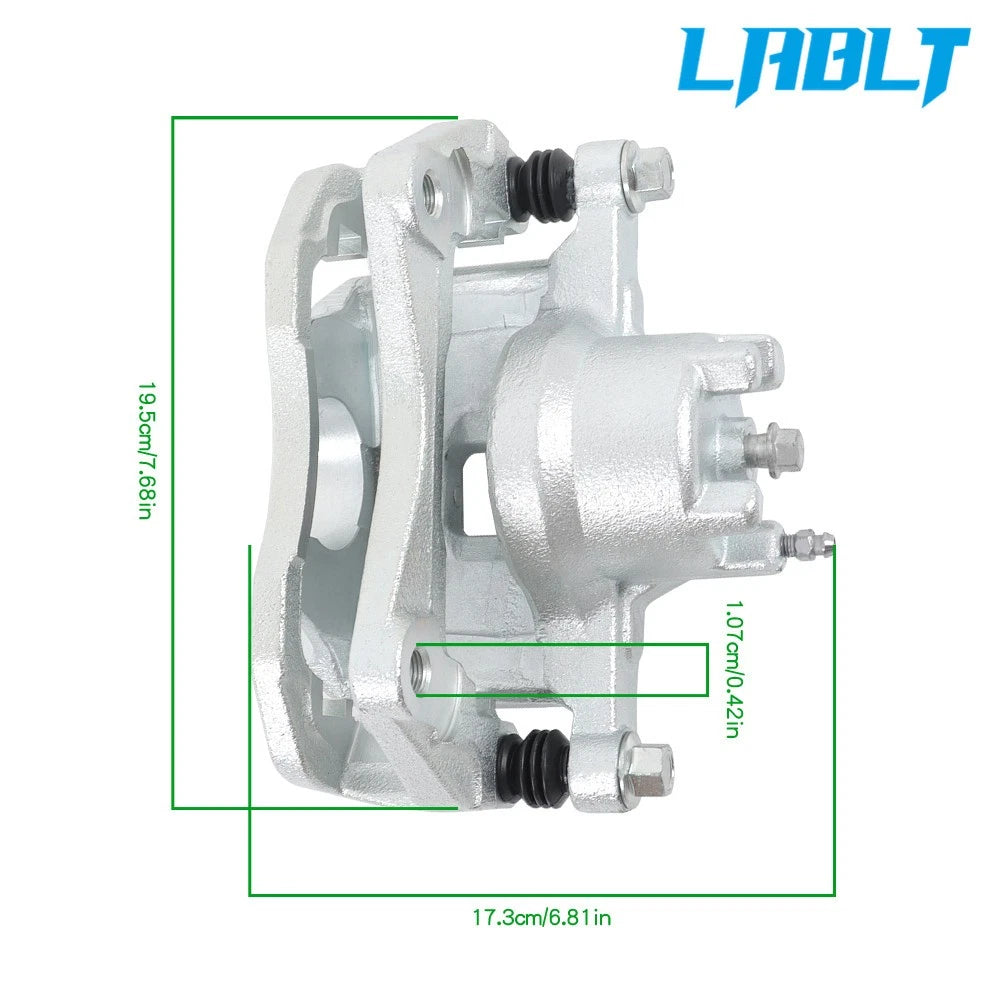 2X Brake Calipers w/ Bracket for Mitsubishi Lancer (2008–2017) LH+RH