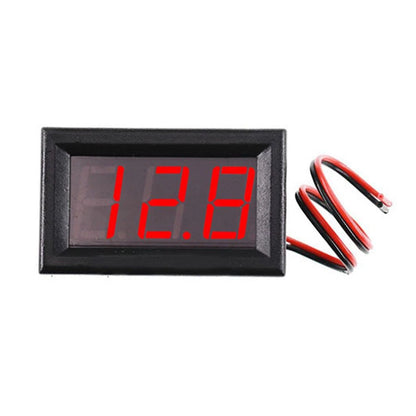 DC Voltmeter with 0.56 Inch LED Digital Display for Universal Use
