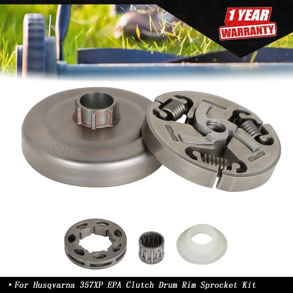 Clutch Drum Rim Sprocket Kit for Husqvarna 359 355 357XP (EPA)