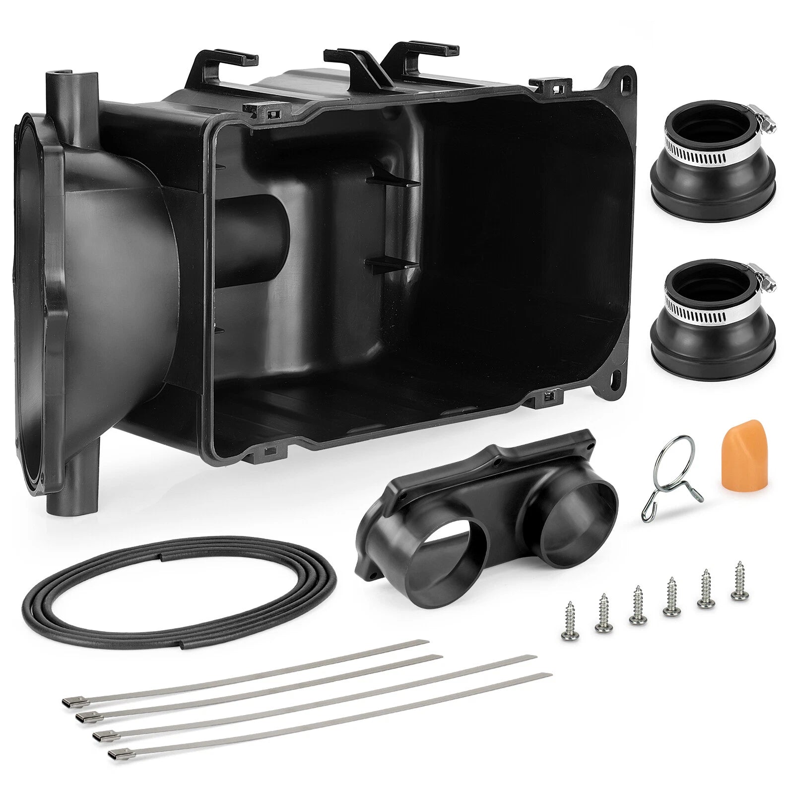 Air Filter Box Case & Air Cleaner Joint w/ Seal for Yamaha Banshee 350 (1987–2006)