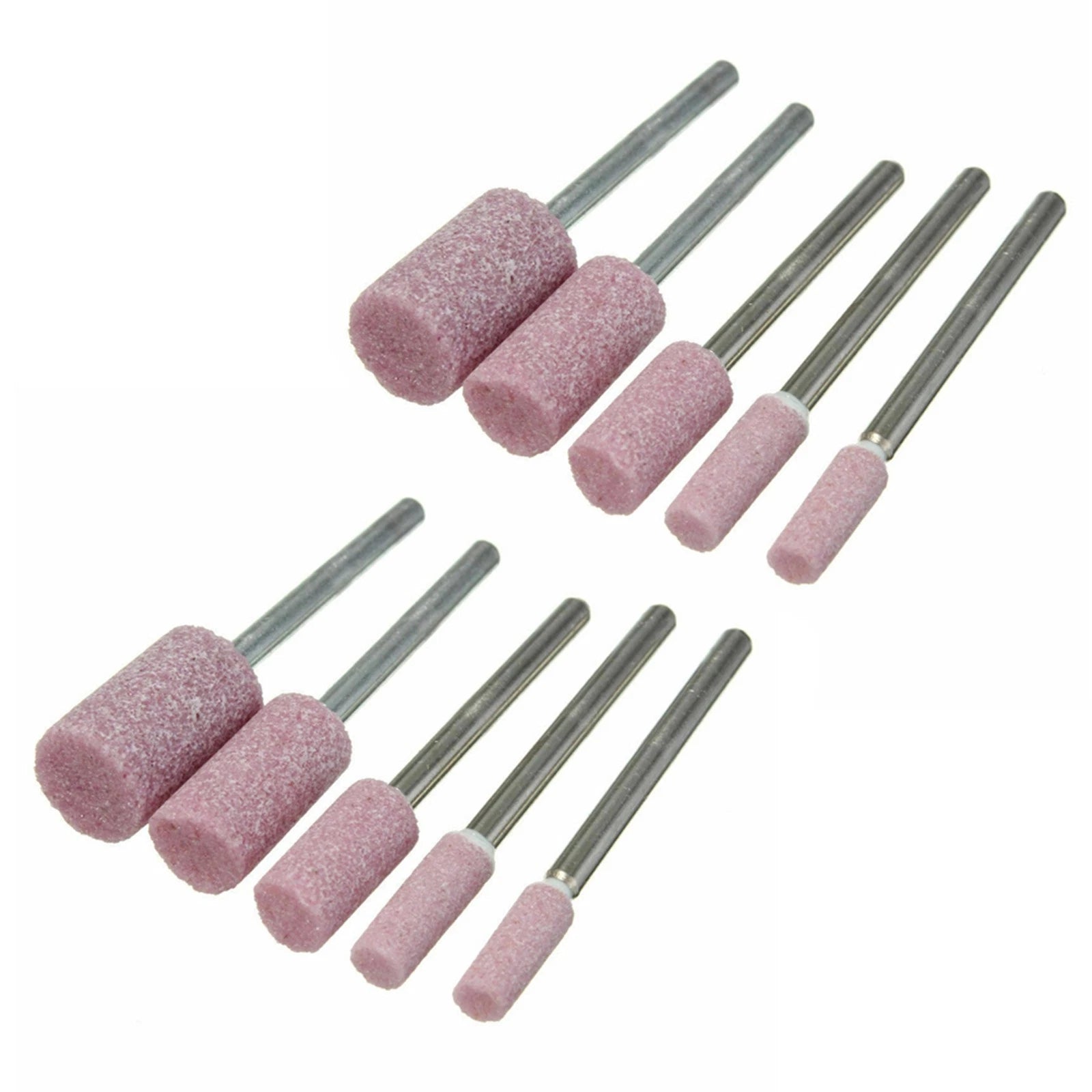 10Pcs Abrasive Mounted Stone Rotary Tool Grinding Wheel for