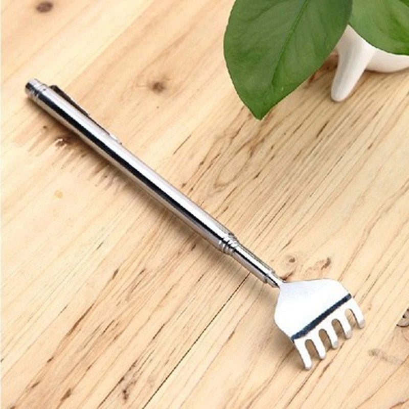Telescopic Back Scratcher Tool with Metal Clip