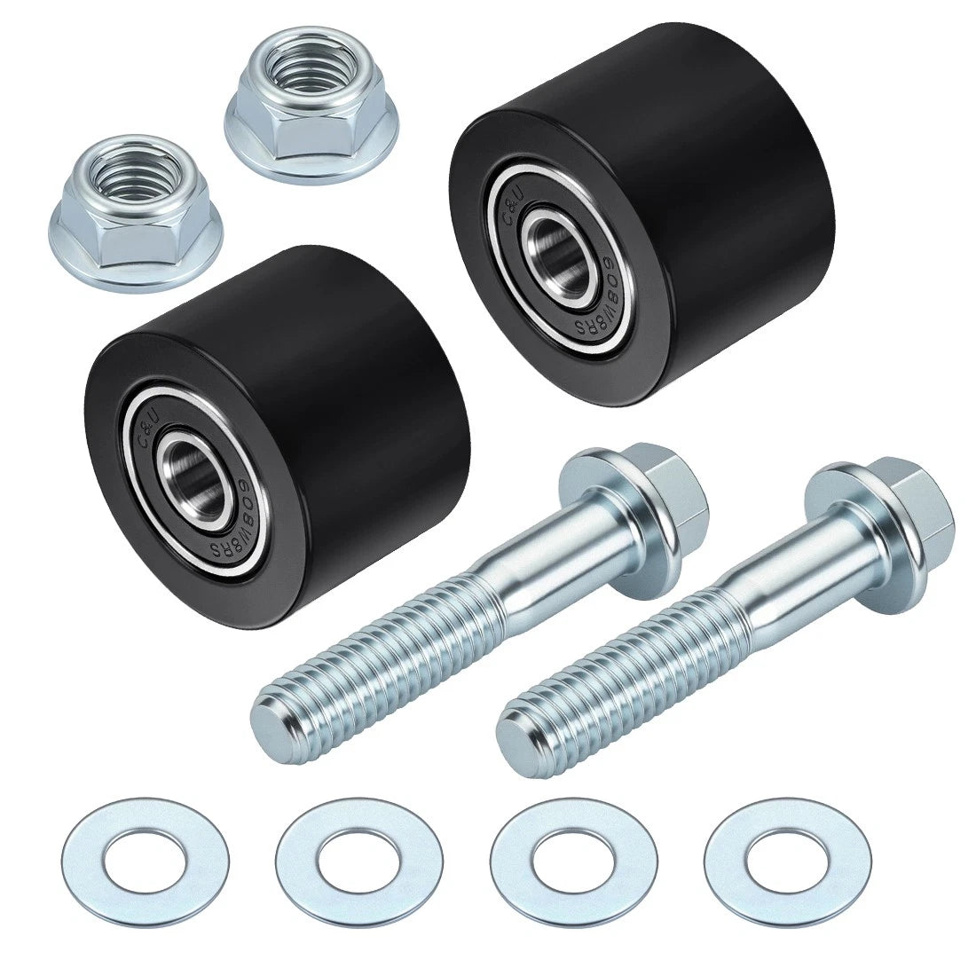 2 Upper Lower Chain Rollers for Honda ATC250R ATC250SX CR125R CR250R (1986–1989) 52158-KA3-831