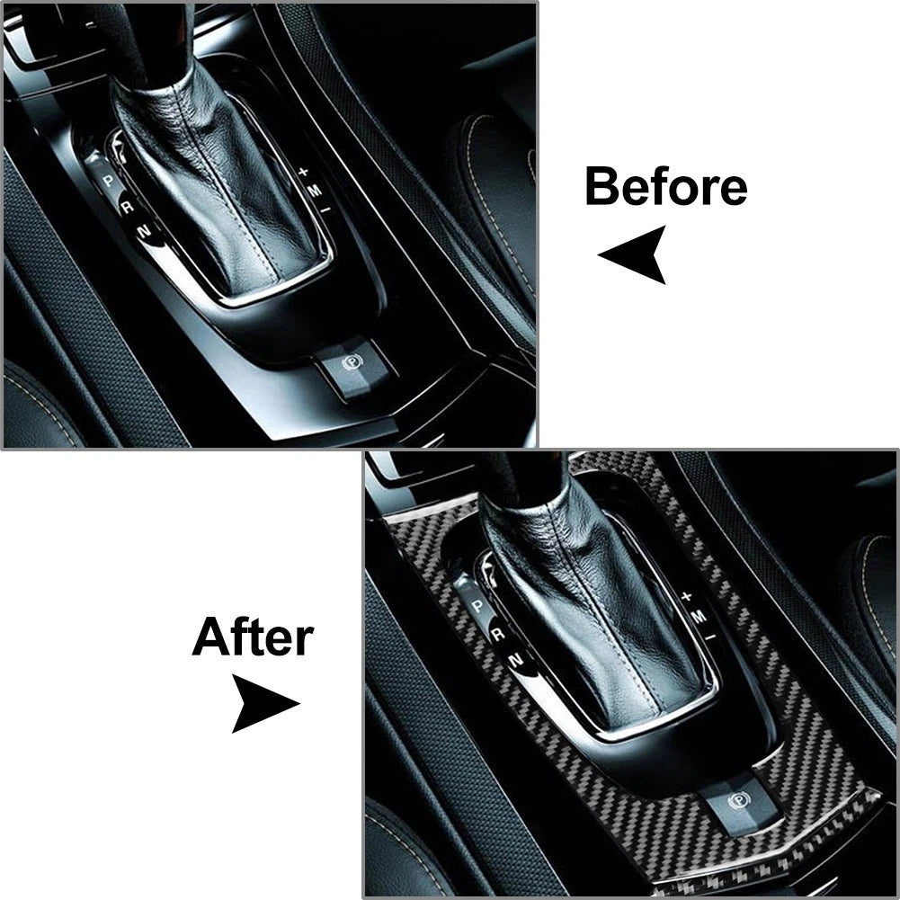 Carbon Fiber Center Gear Shift Trim for Cadillac CTS (2008–2013)