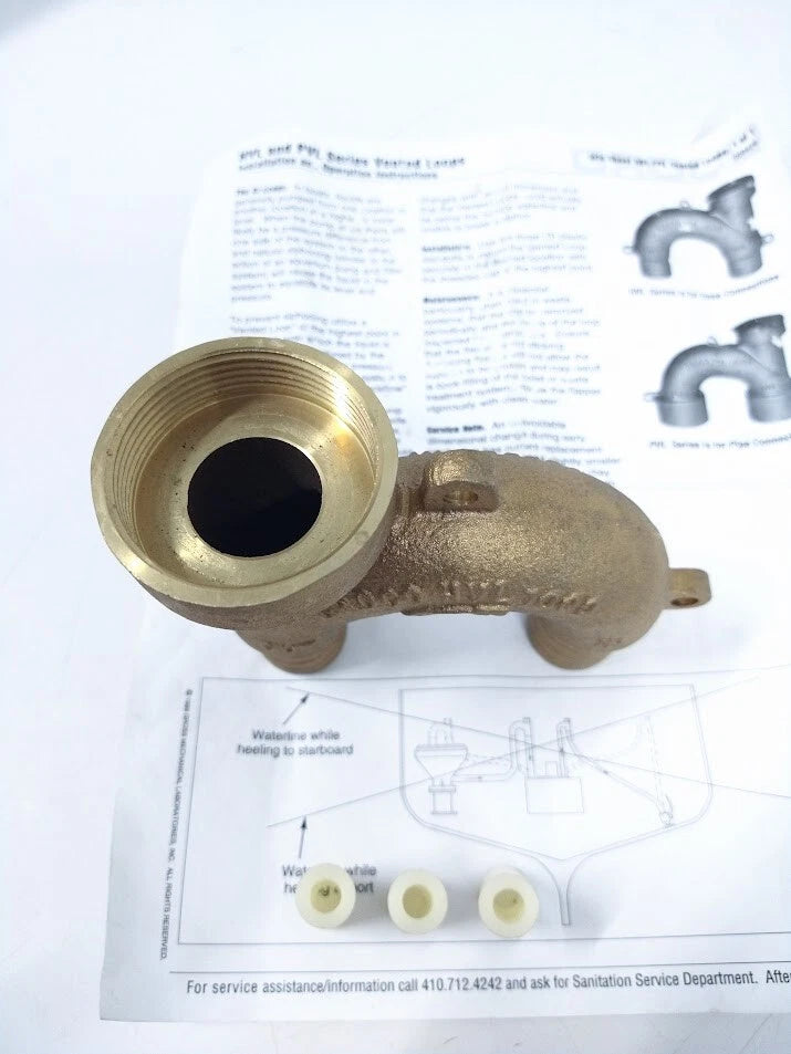 Groco HVL-1000 Bronze Vented Loop for 1'' ID Hose (Missing VL1501 Cap)