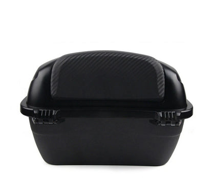 Top Box Luggage Storage Case for Motorcycle Moped (Black)
