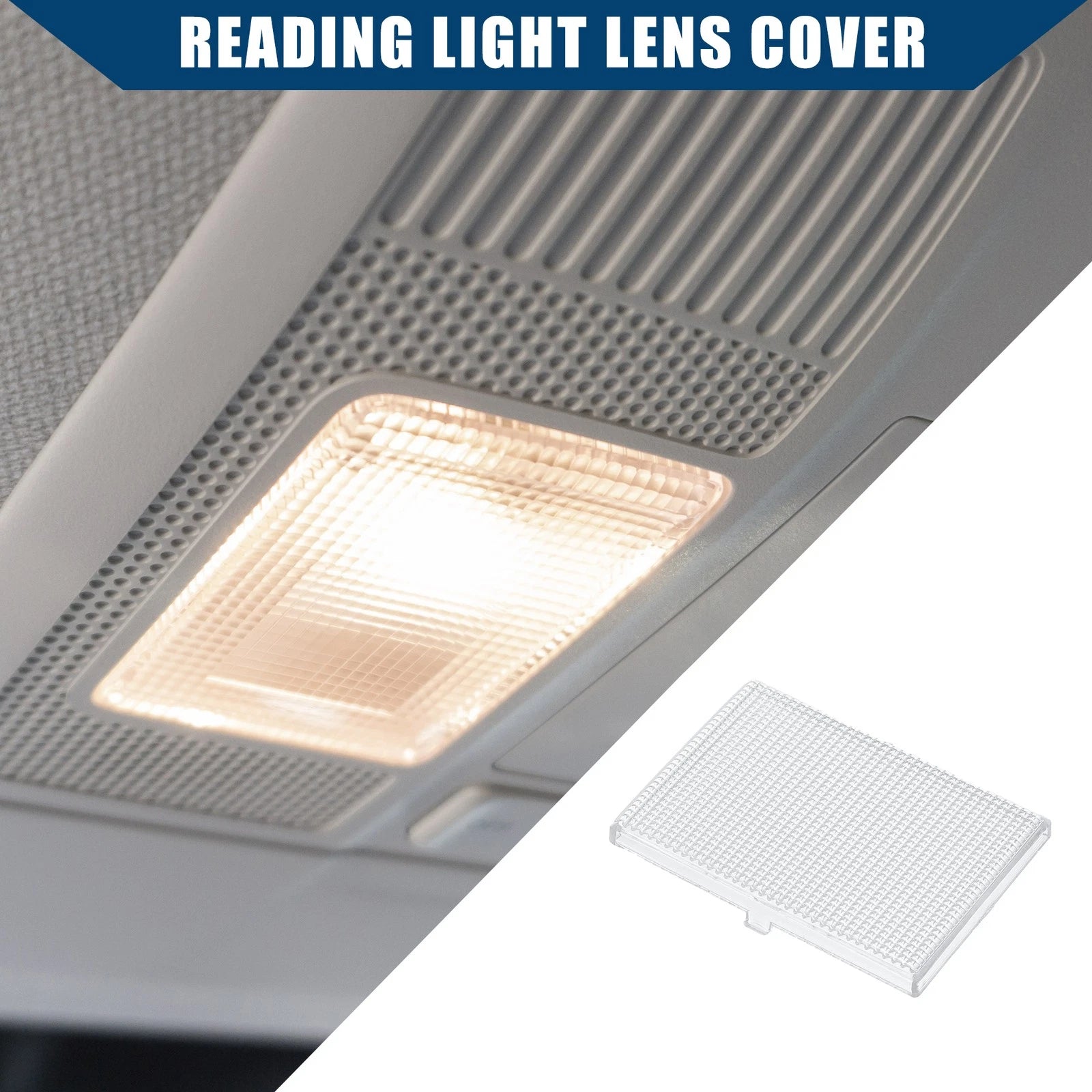 Dome Light Cover Replacement for Chevy and GMC Trucks (1988–1998) Clear