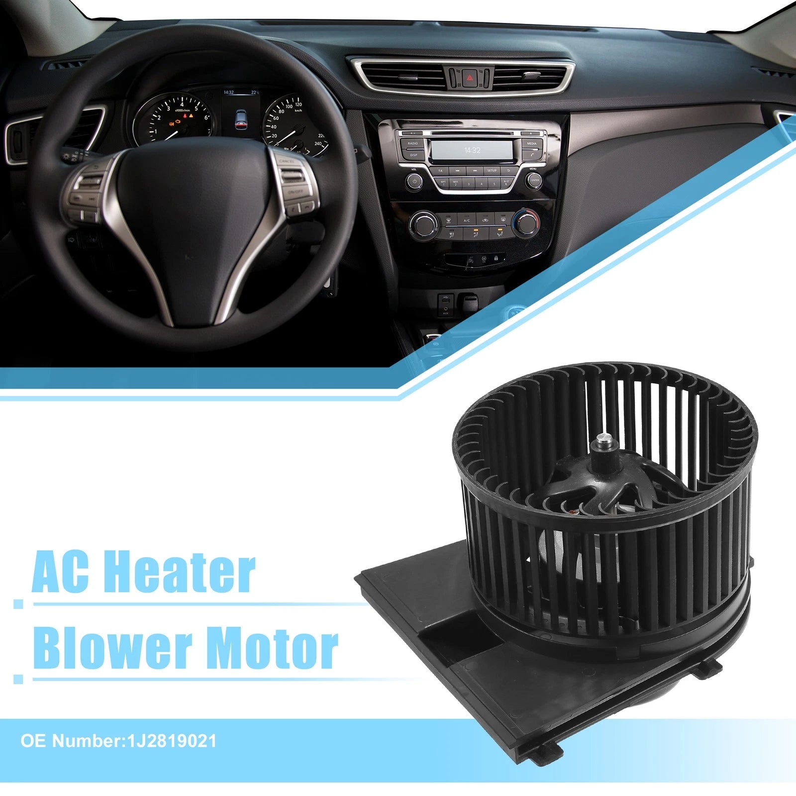 HVAC Heater Blower Motor Replacement for VW Golf (1999–2006)