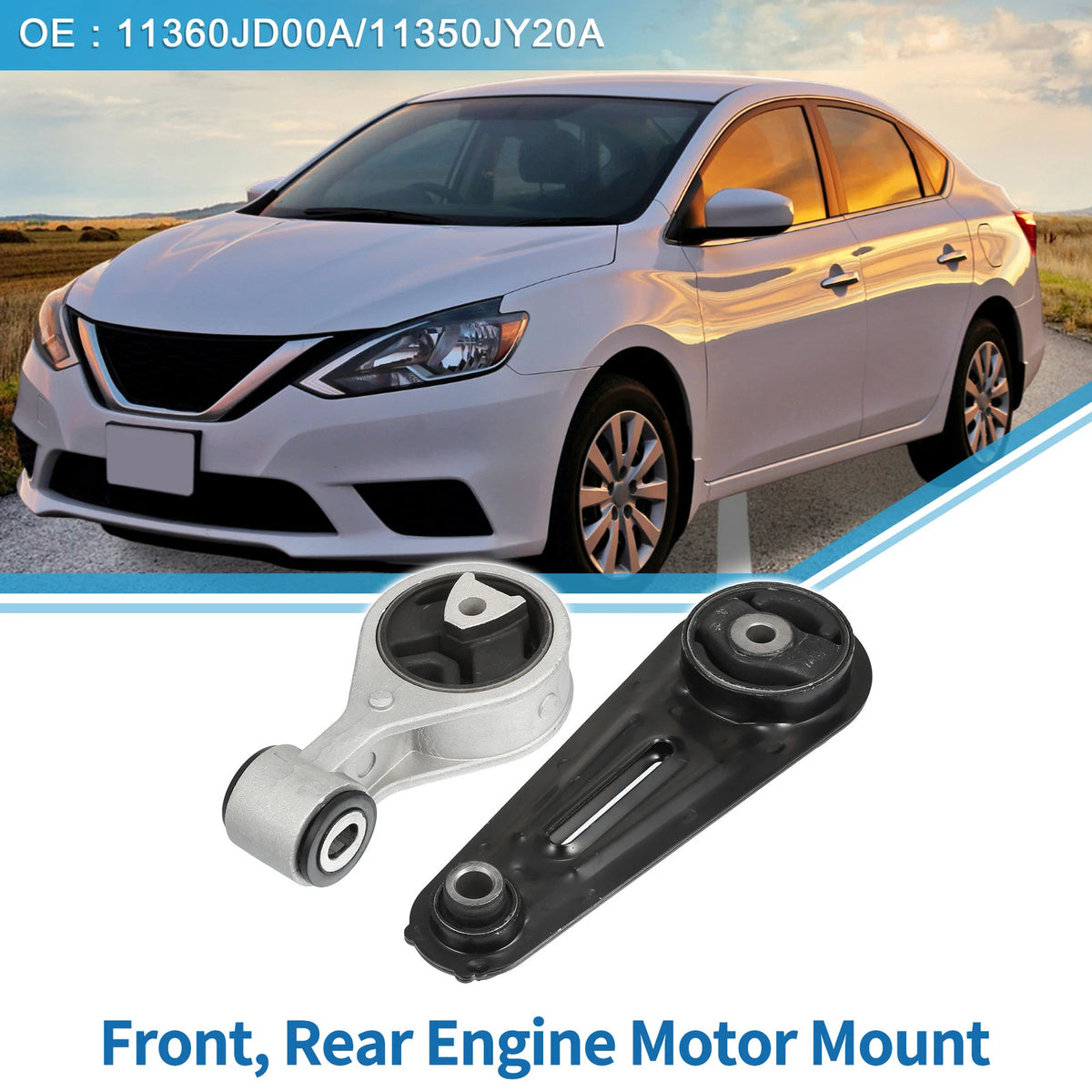 Set of 1 Engine Motor Mount for Nissan Rogue 2.5L (2008–2015) & Sentra 2.5L