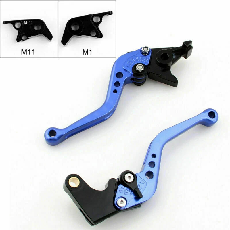 Short Brake Clutch Levers for BMW HP2 Sport (2008–2011) Blue T9