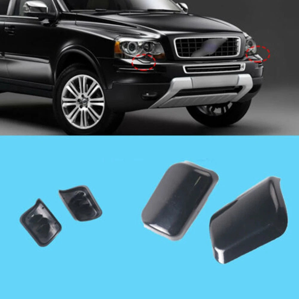 Washer Nozzle Cover Cap for - Left & Right Black