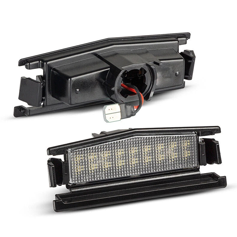 2X LED License Plate Lights for Mazda 2 (2016–Present) D09H-51-270