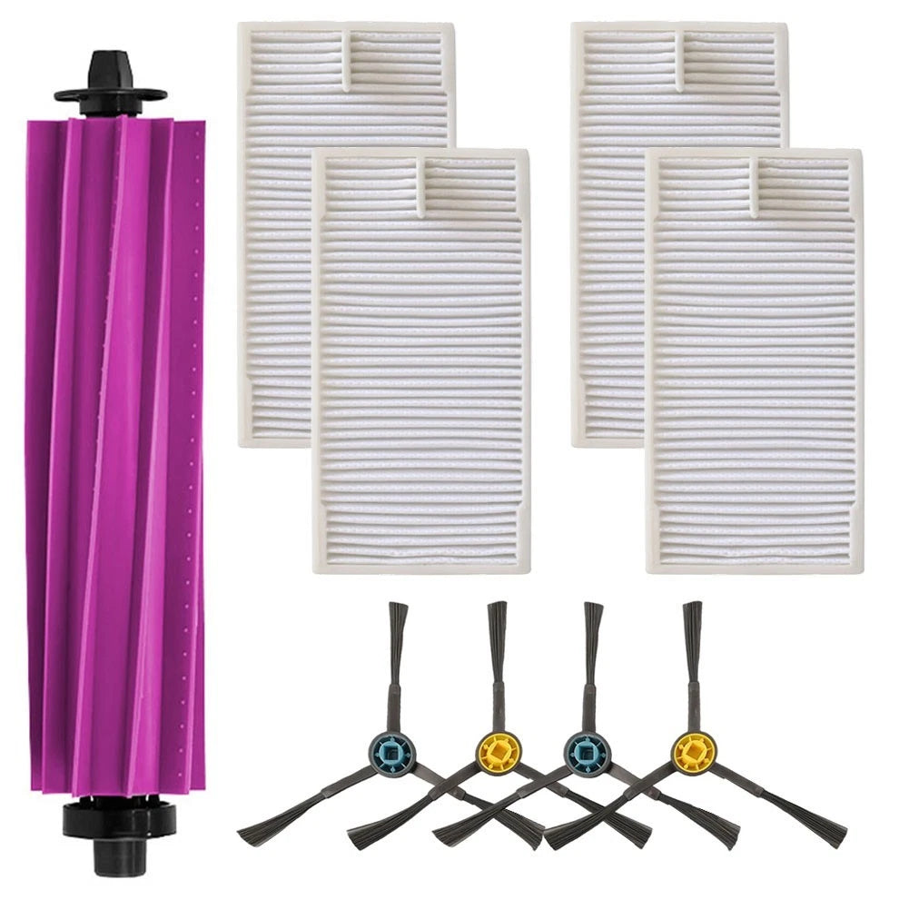 Main Brush and Side Brushes Filter Set for Eureka E20 Plus