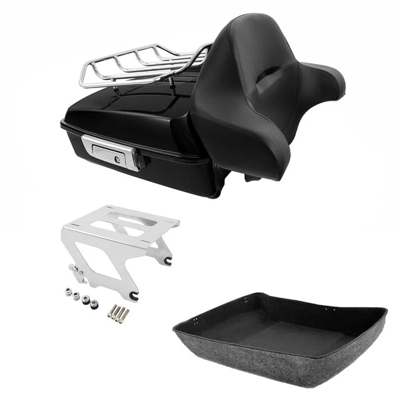 Chopped Trunk Backrest Rack for Harley Low Rider (2018–2025)