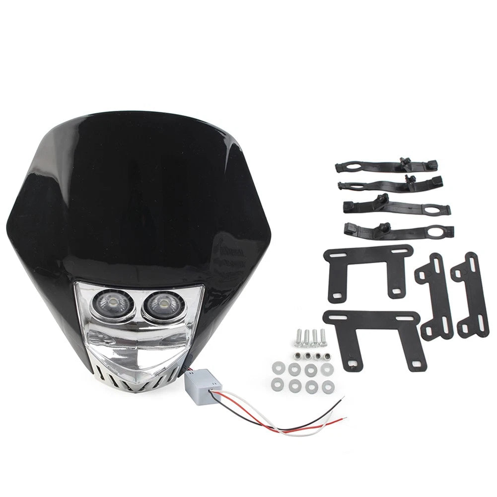 Dual 6W LED Bulbs for Universal Modified Headlight (12V)