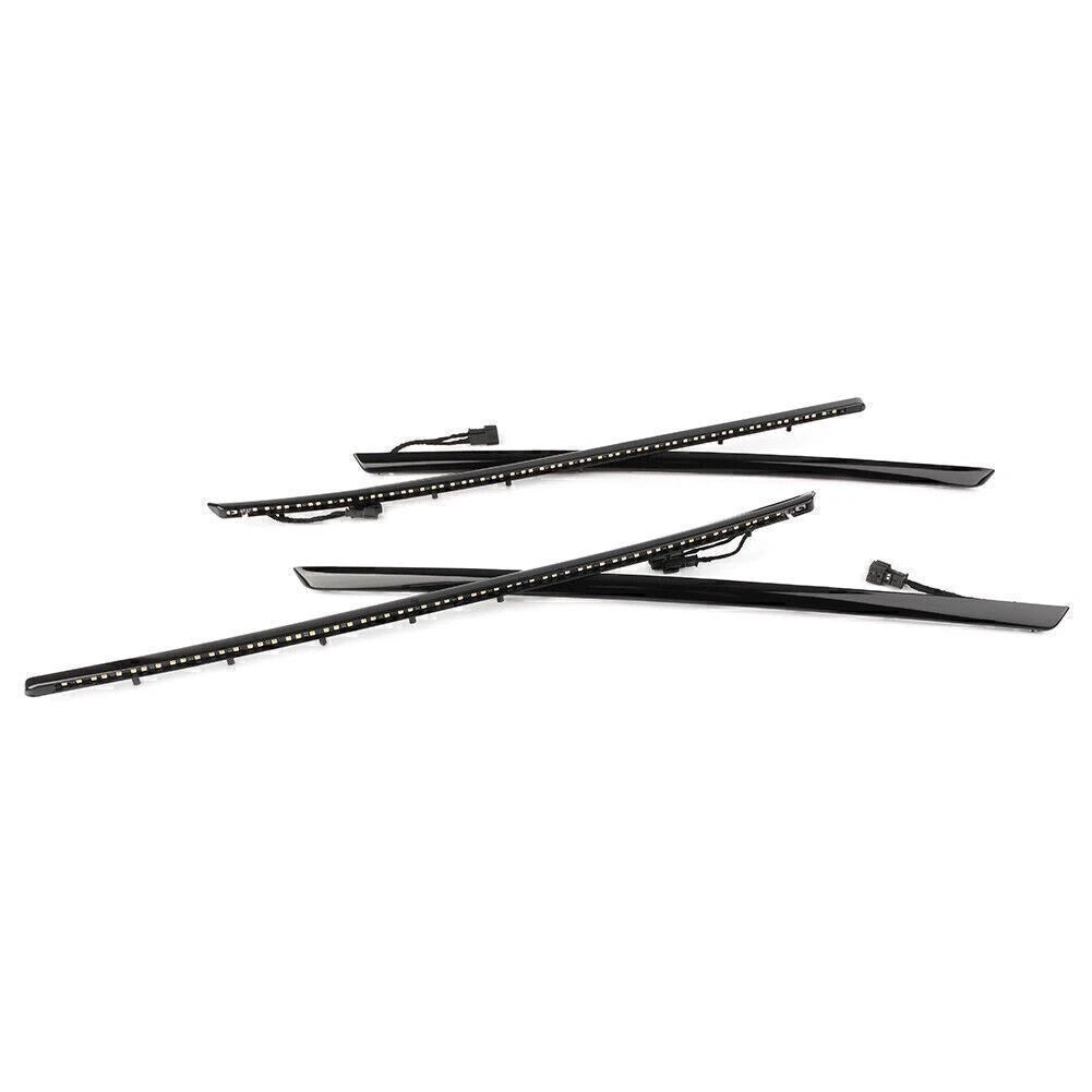 Dual Color LED Door Panel Ambient Light Bars for BMW F30 (2012–2019)