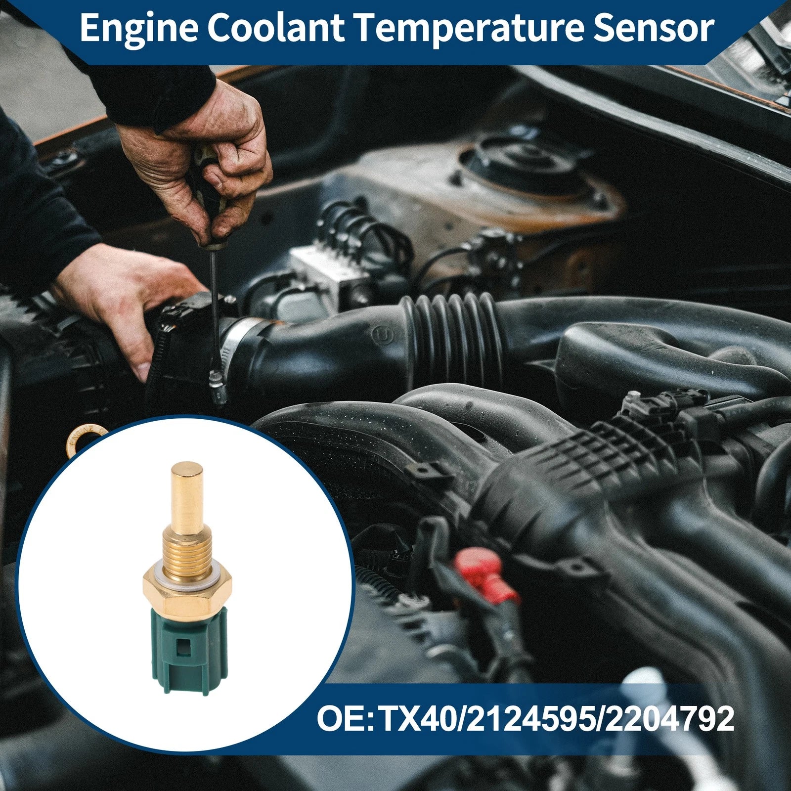 Engine Coolant Temperature Sensor No.TX40 for Buick Excelle (2017–2023)