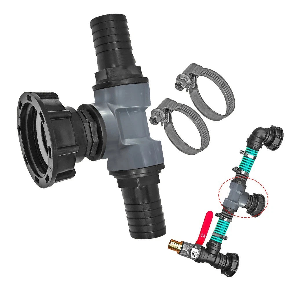 IBC Tank Adapter Tee S60 X 6 Connector for Water Tank