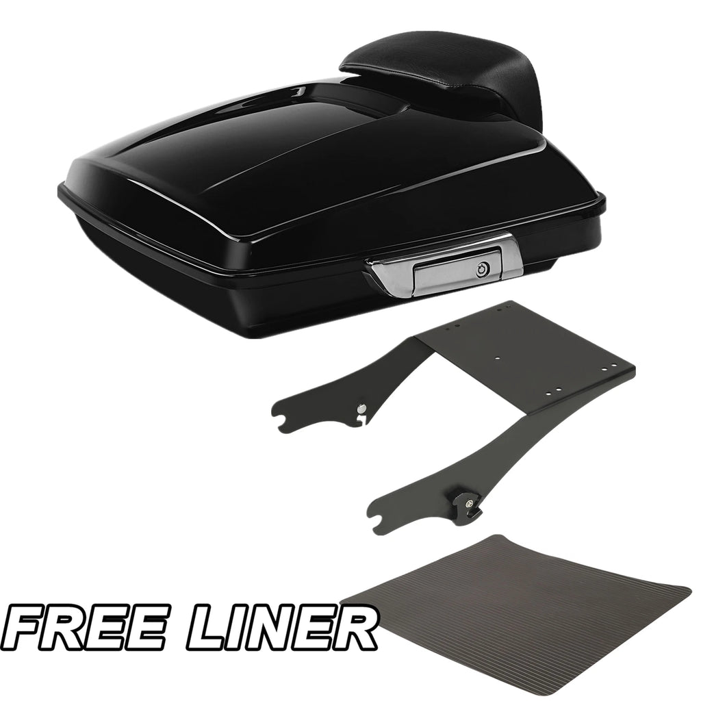 Trunk Mount Rack Backrest Pad for Harley Electra Glide (1997–2008)