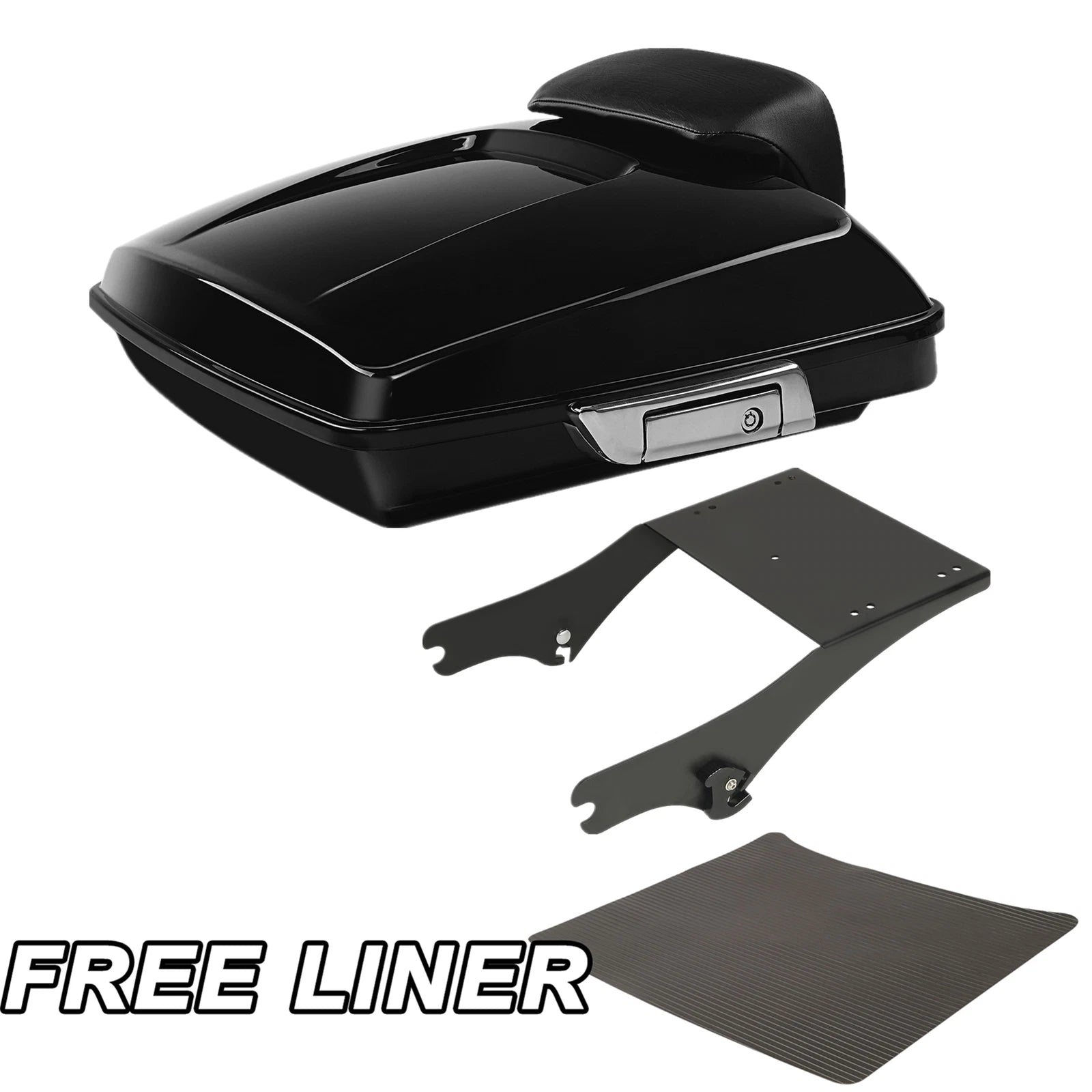 Trunk Mount Rack Backrest Pad for Harley Electra Glide (1997–2008)
