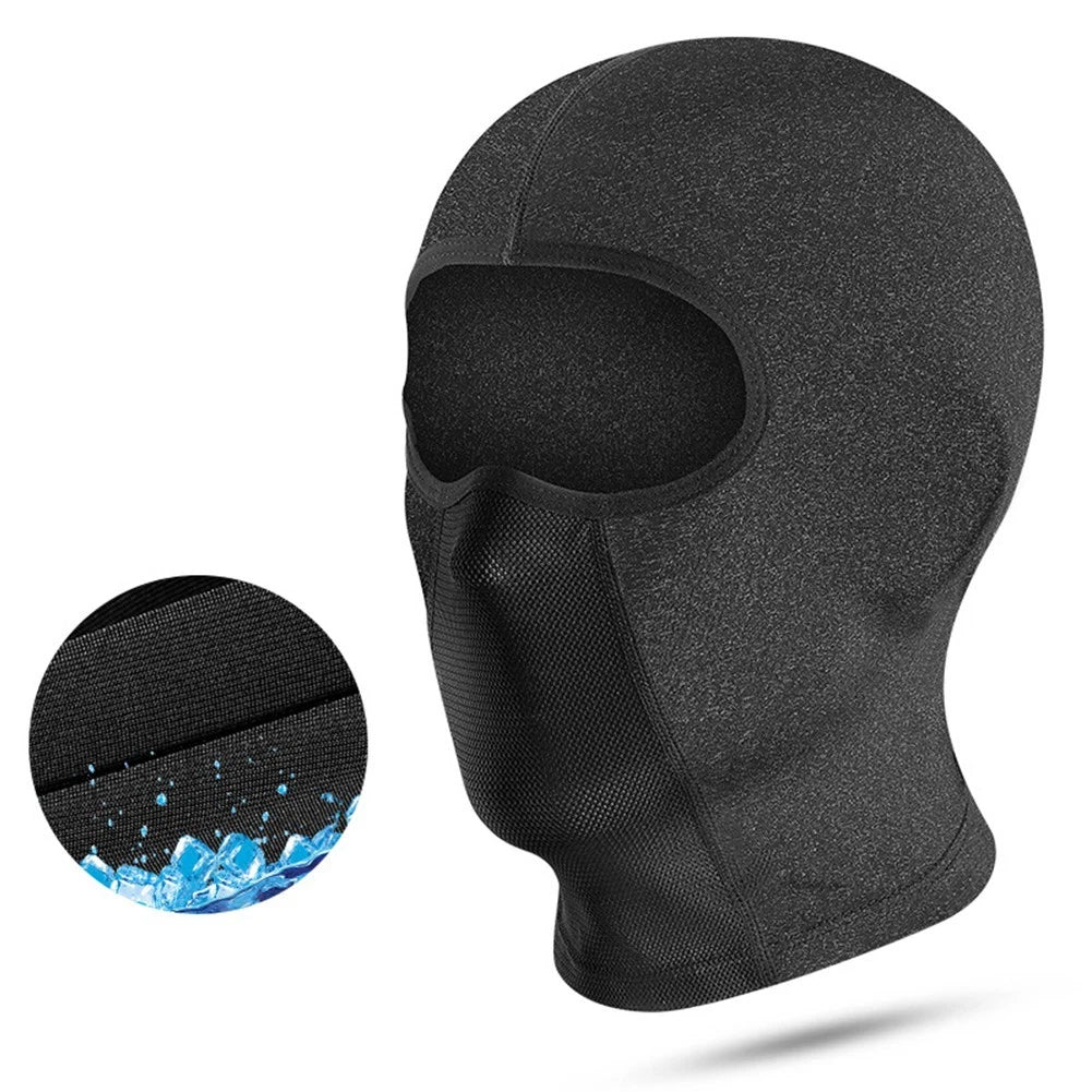Cooling Ice Silk Hood for