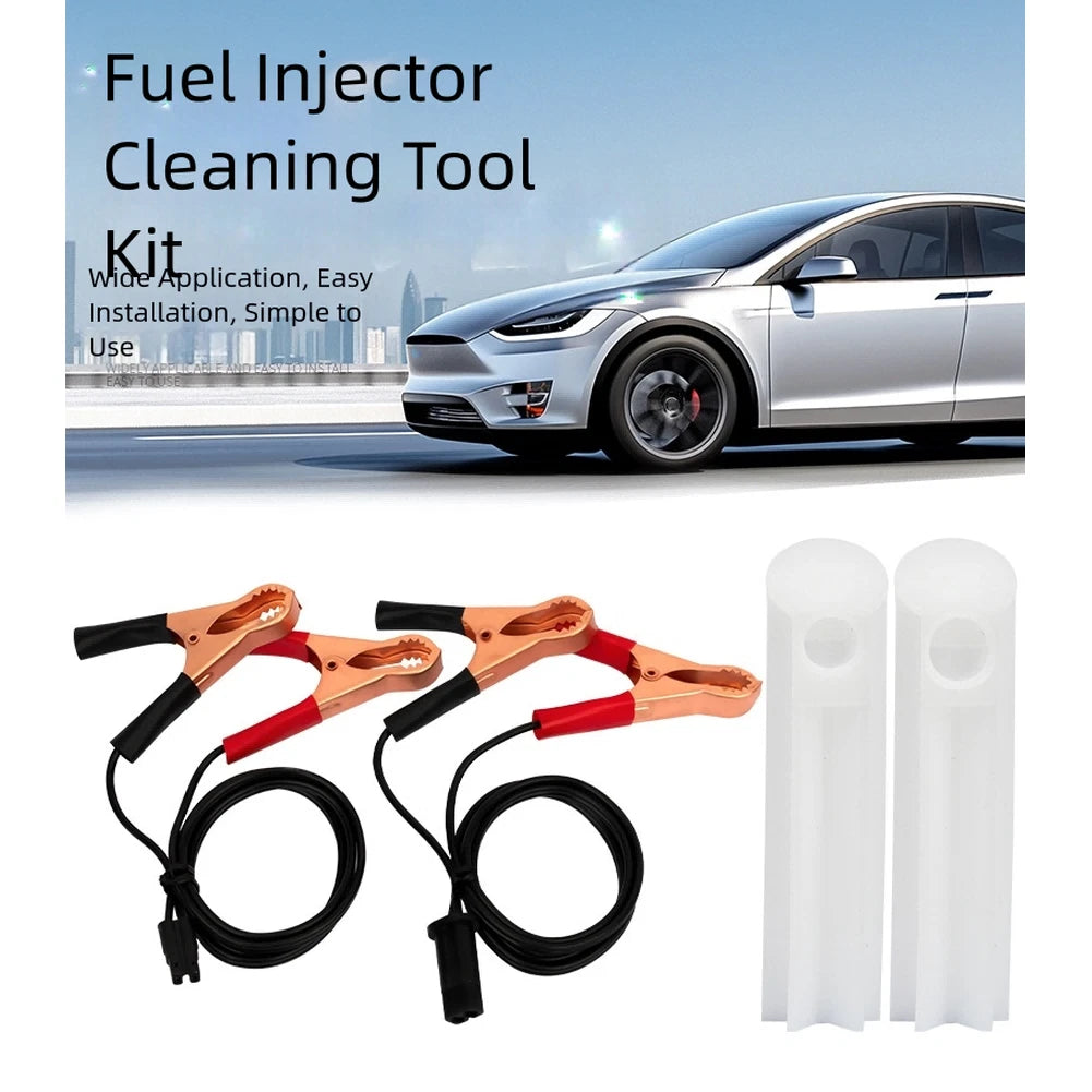 Injector Cleaning Tool Set for Car Fuel Injector Nozzle Flush