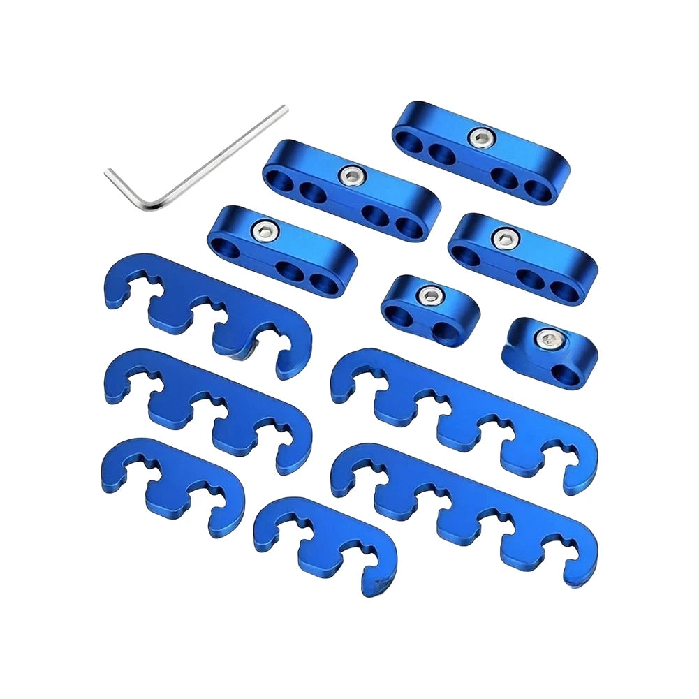 13-Piece Spark Plastic Wire Clips Set for Chevrolet, Ford Vehicles