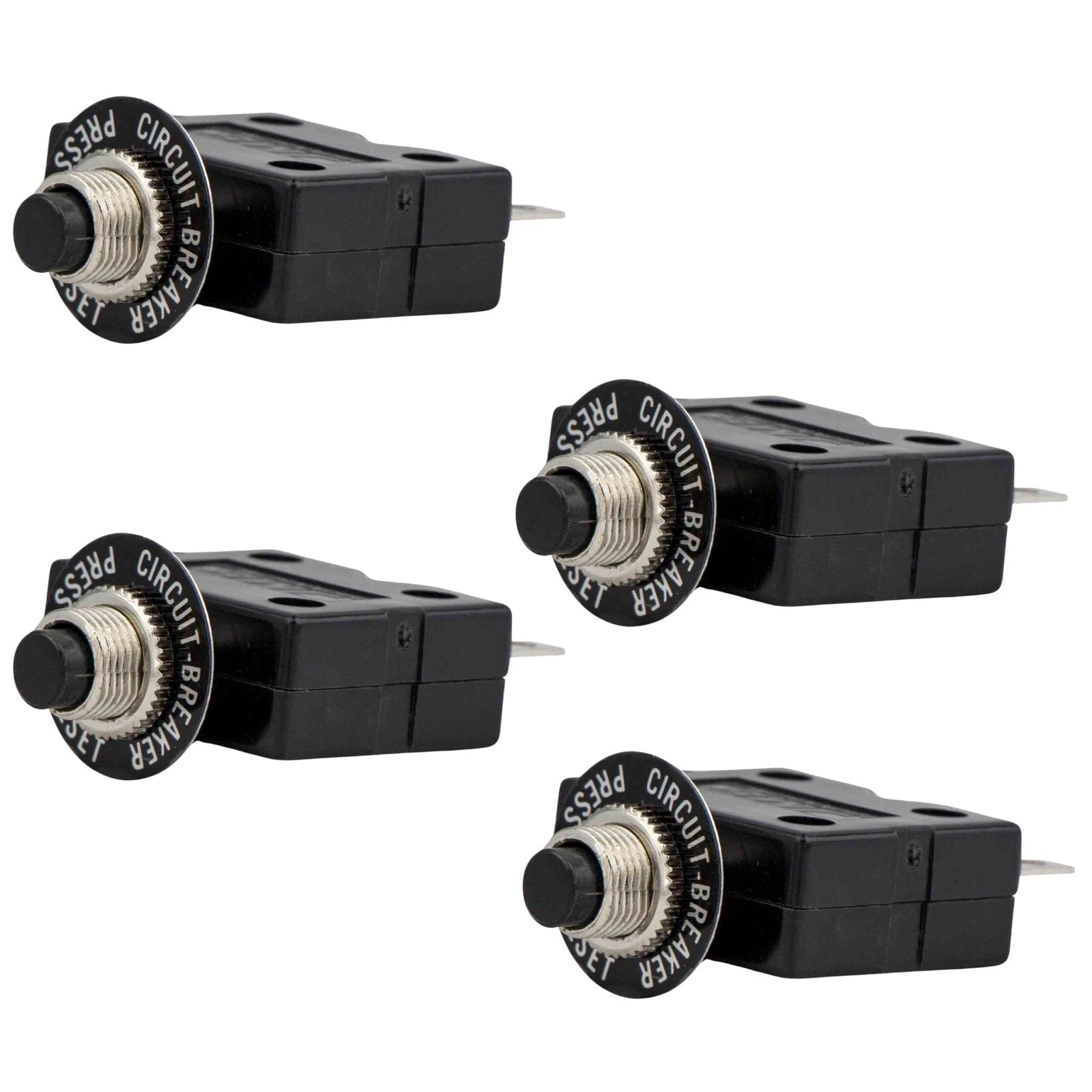 Set of 4 Terminal Circuit Breakers with Reset Button, 20 Amp FO1433-M4