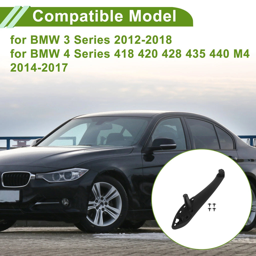 Door Panel Handle Pull Trim Cover Replacement for BMW 3 Series (2012–2018)