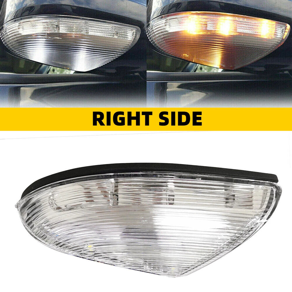 Front Passenger Mirror Turn Signal Puddle Light for Dodge Ram 1500 (2009–2018)