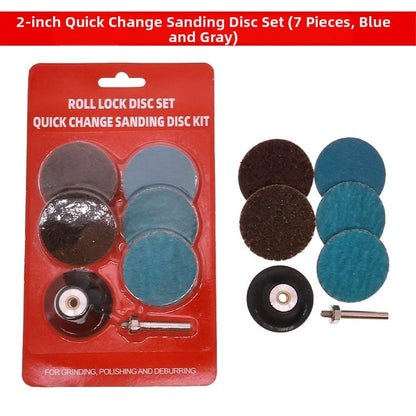 2 Inch Sanding Disc Set for Metal Work (40#, 60#, 120#)